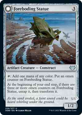 Foreboding Statue // Forsaken Thresher [256] [Innistrad: Crimson Vow] [Non-Foil]
