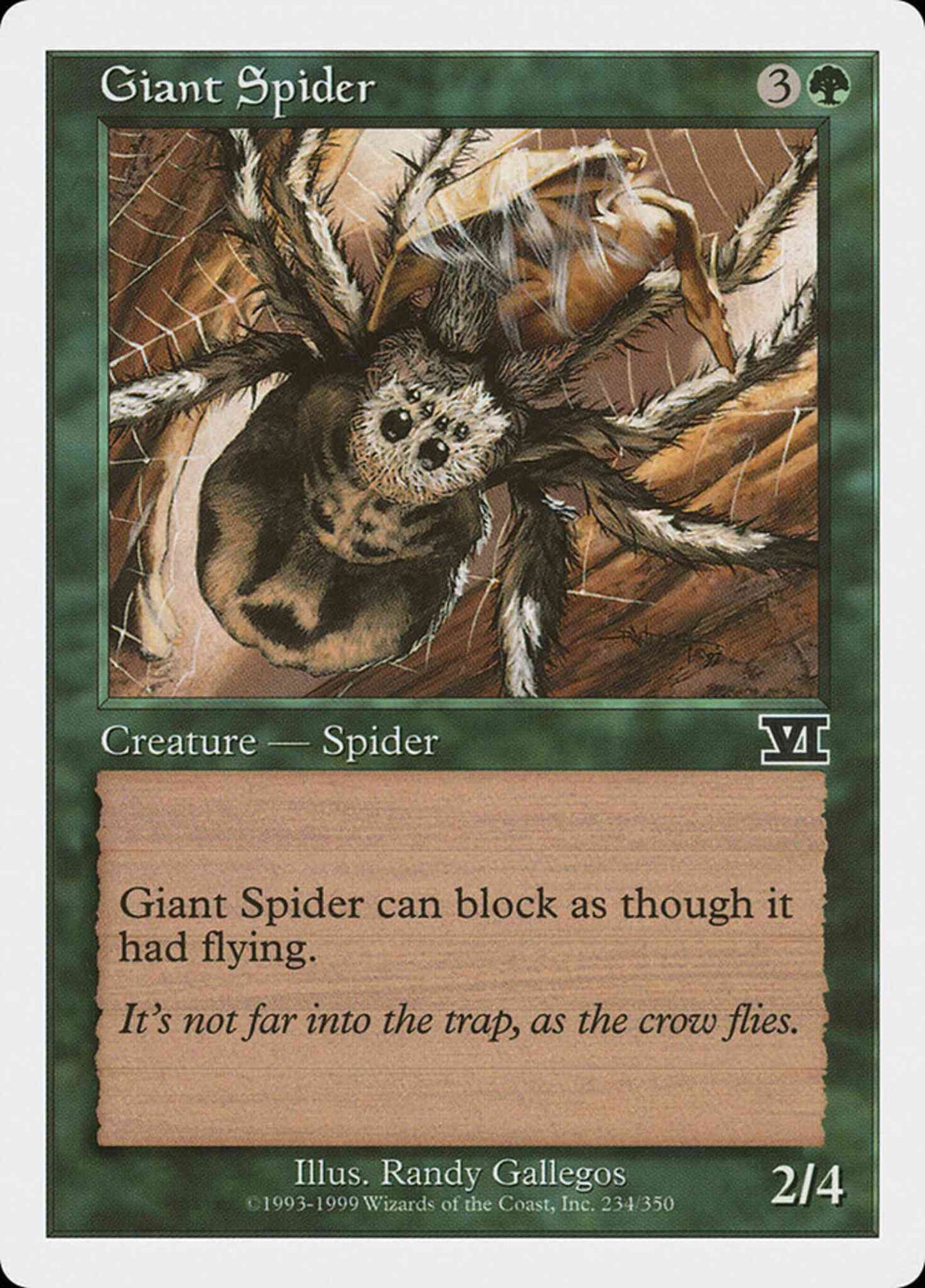 Giant Spider [234] [Classic Sixth Edition] [Non-Foil]