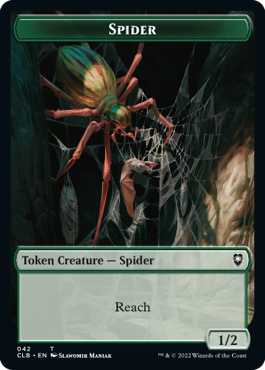 Human Token (26) // Spider Token (42) [Commander Legends: Battle for Baldur's Gate: Tokens] [Non-Foil]