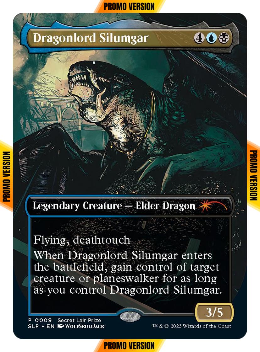 Dragonlord Silumgar [0009] [Borderless] [Secret Lair Promo] [Non-Foil]