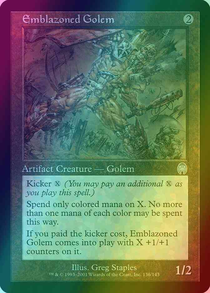 Emblazoned Golem [136] [Apocalypse] [Foil]