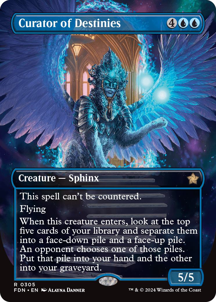Curator of Destinies [305] [Borderless] [Foundations] [Non-Foil]