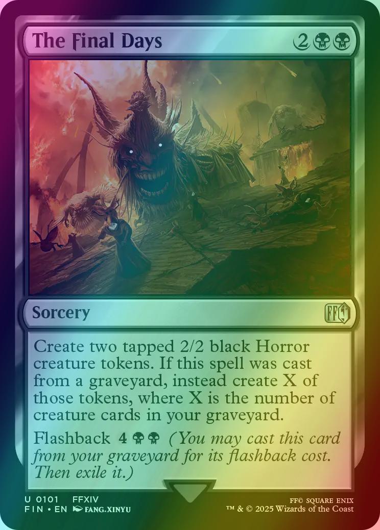 The Final Days [101] [FINAL FANTASY] [Foil]