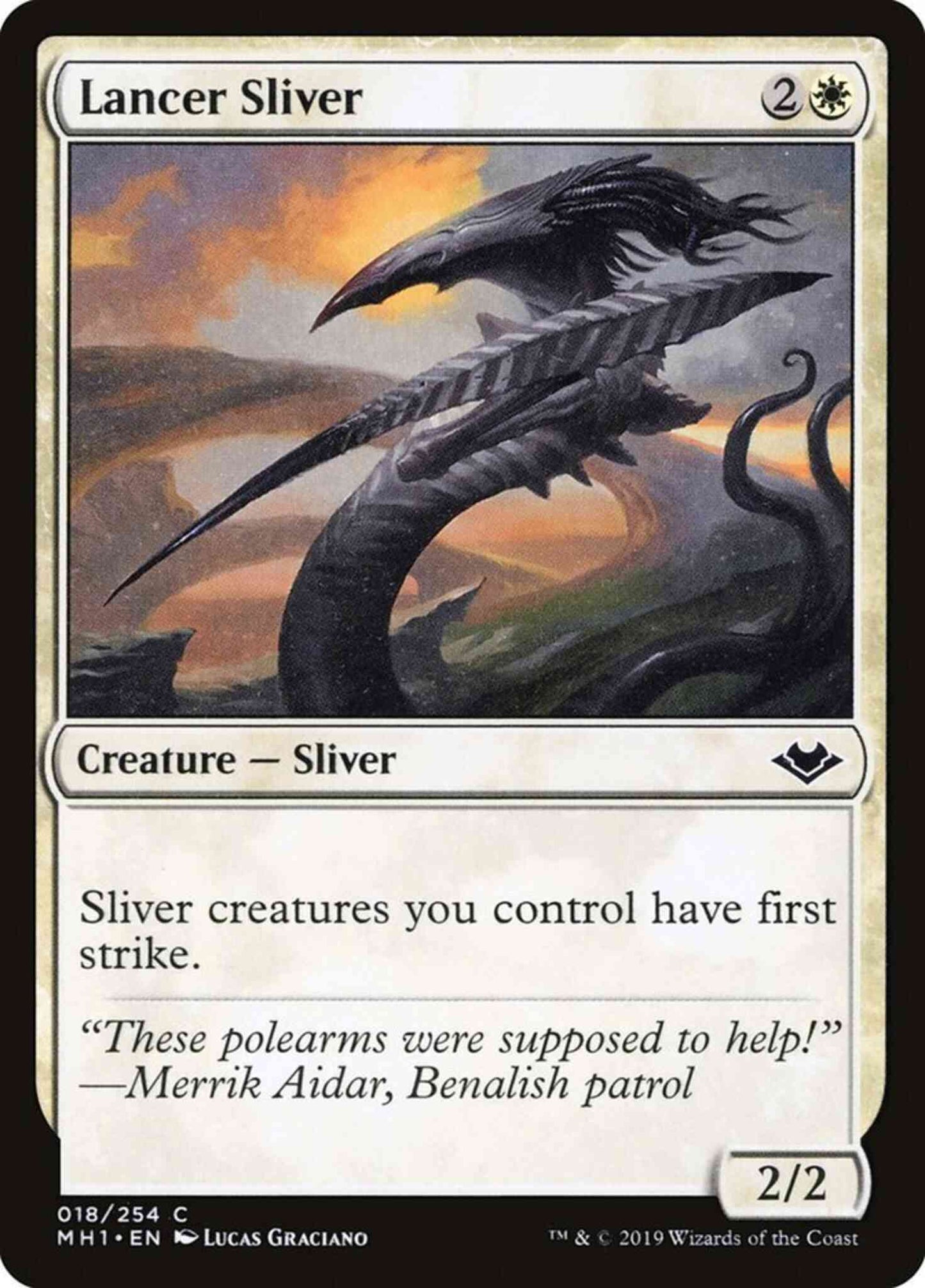 Lancer Sliver [18] [Modern Horizons] [Non-Foil]