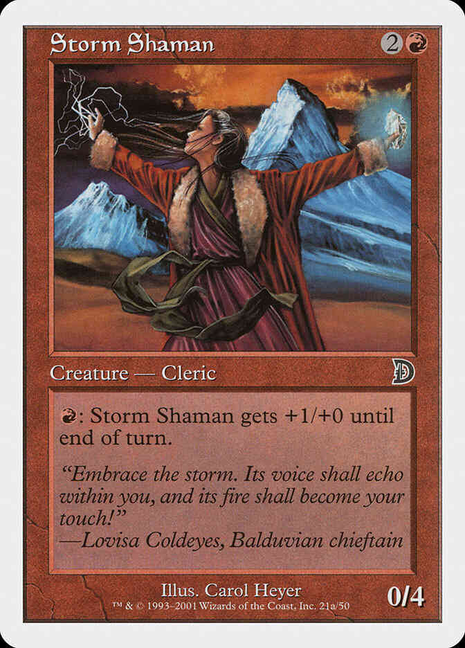 Storm Shaman [21a] [Deckmasters] [Non-Foil]