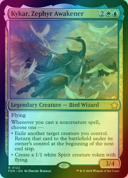 Kykar, Zephyr Awakener [122] [Foundations] [Foil] – Face to Face Games
