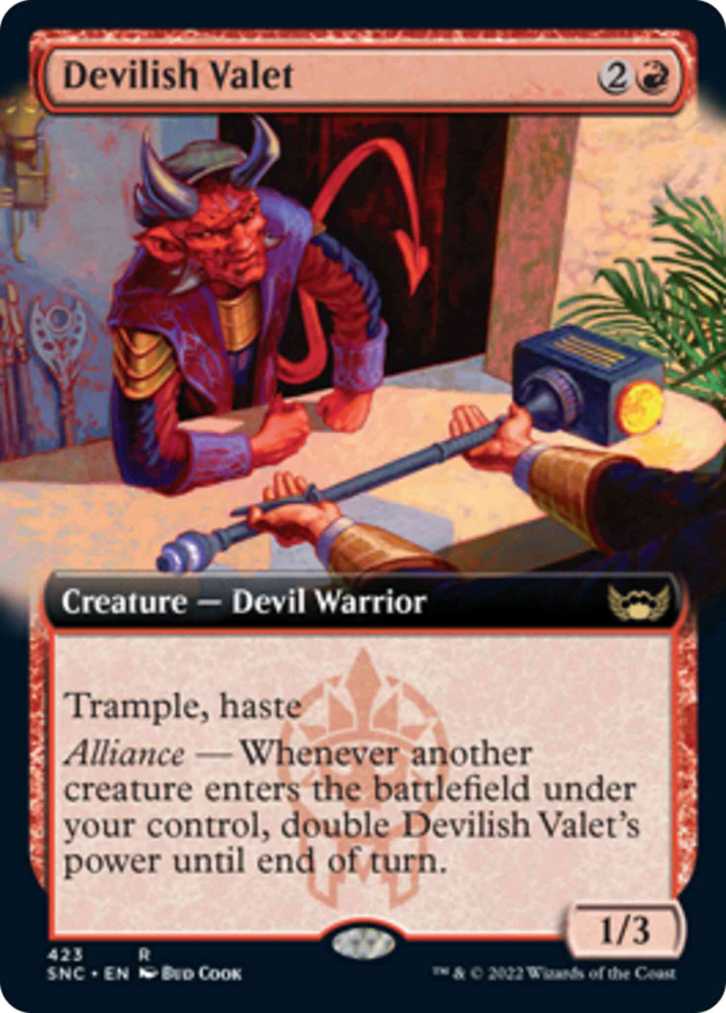 Devilish Valet [423] [Extended Art] [Streets of New Capenna] [Non-Foil]
