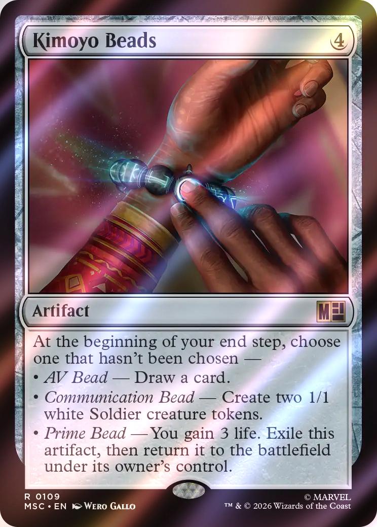 Kimoyo Beads [109] [Marvel Super Heroes: Commander] [Surge Foil]