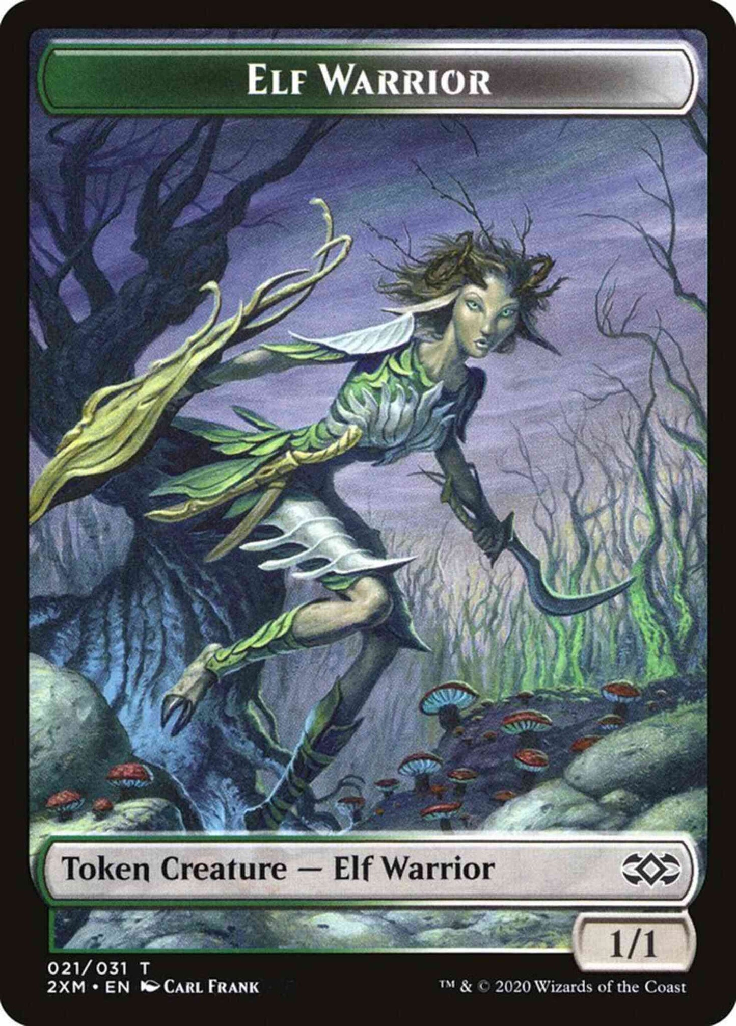 Elf Warrior Token [21] [Double Masters Tokens] [Non-Foil]