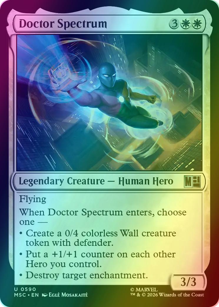 Doctor Spectrum [590] [Jumpstart] [Marvel Super Heroes: Commander] [Foil]