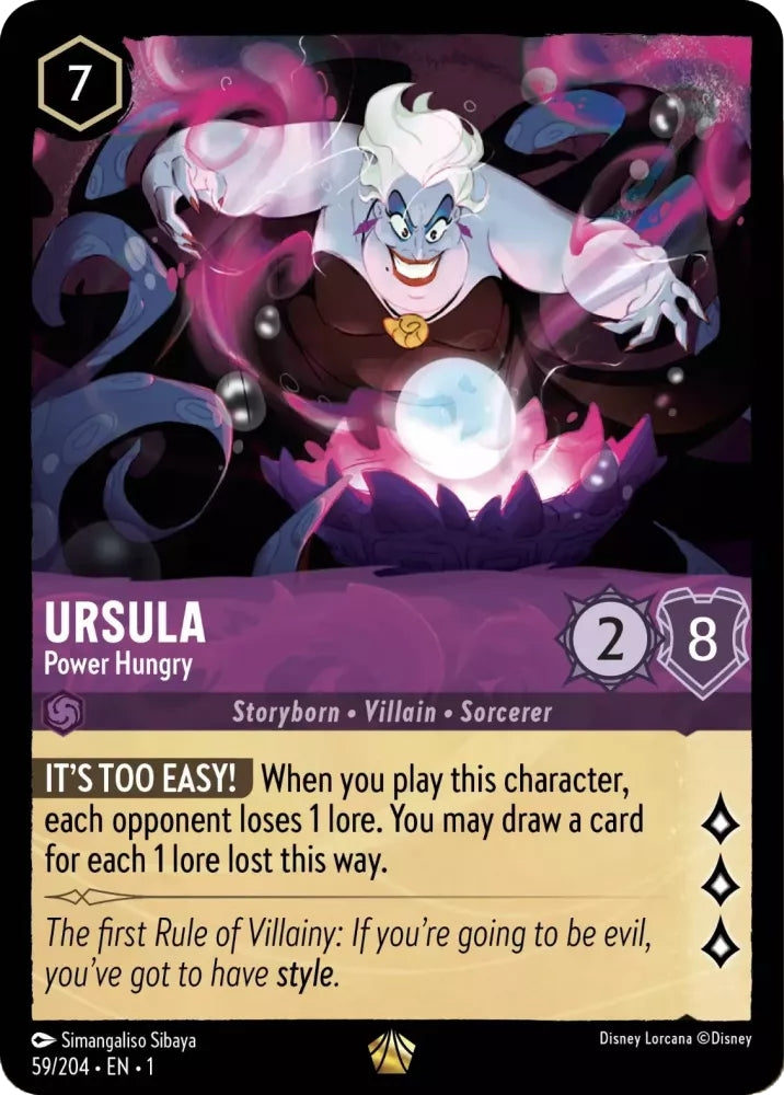 Ursula - Power Hungry - 59/204 [The First Chapter] [Non-Foil]