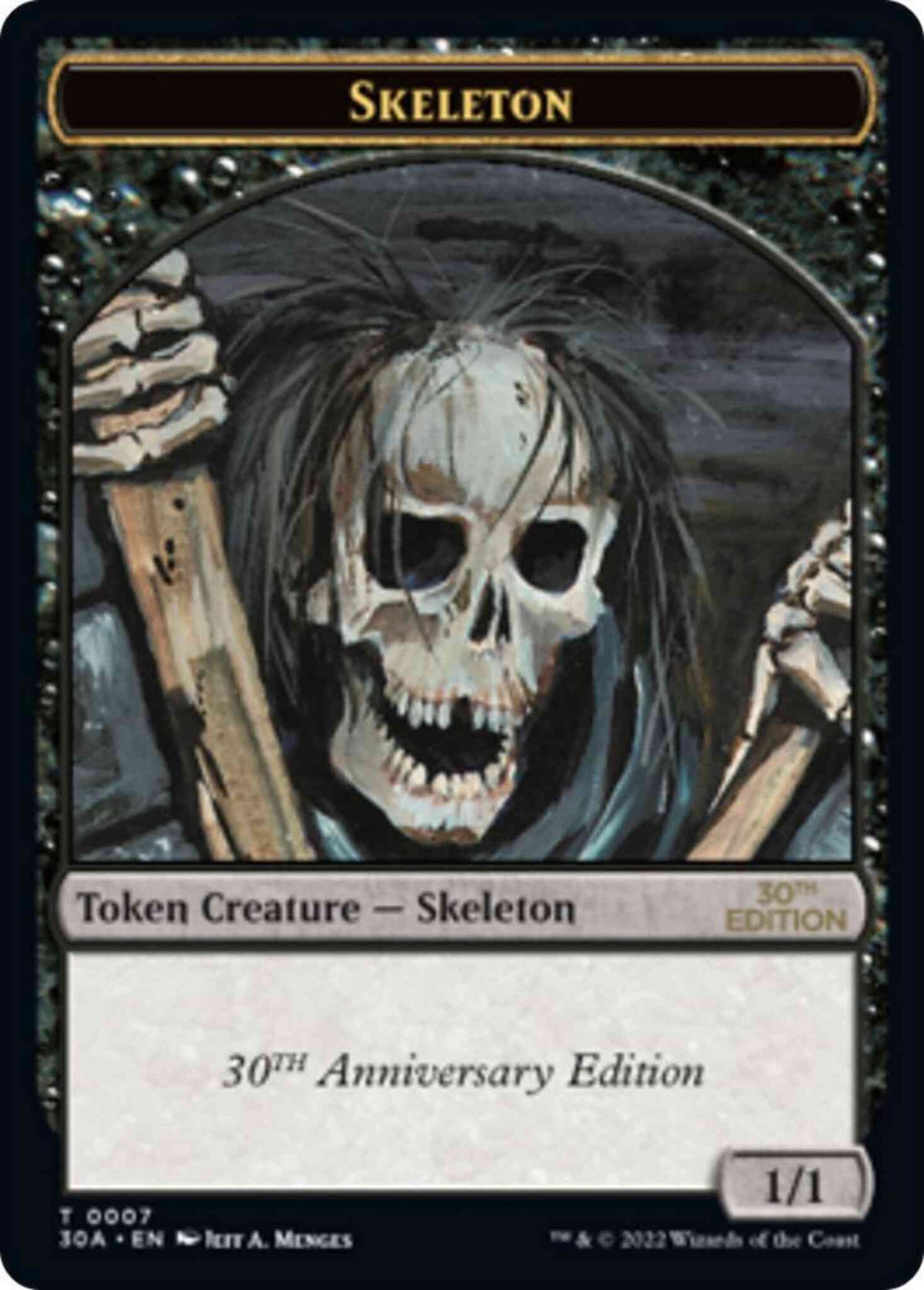 Skeleton Token [07] [30th Anniversary Edition: Tokens] [Non-Foil]
