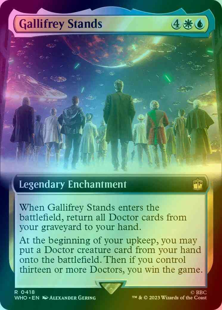 Gallifrey Stands [418] [Extended Art] [Universes Beyond: Doctor Who] [Foil]