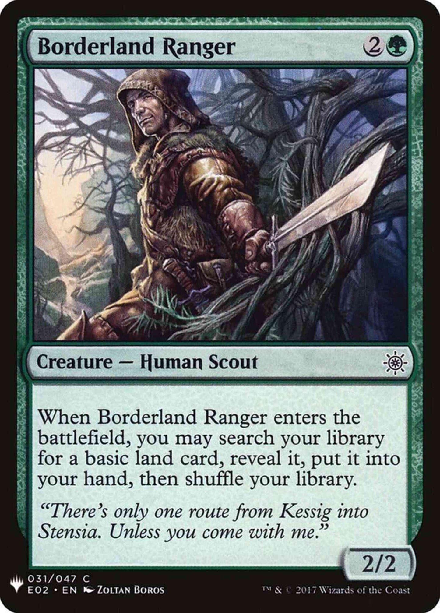 Borderland Ranger [E02-31] [The List] [Non-Foil]