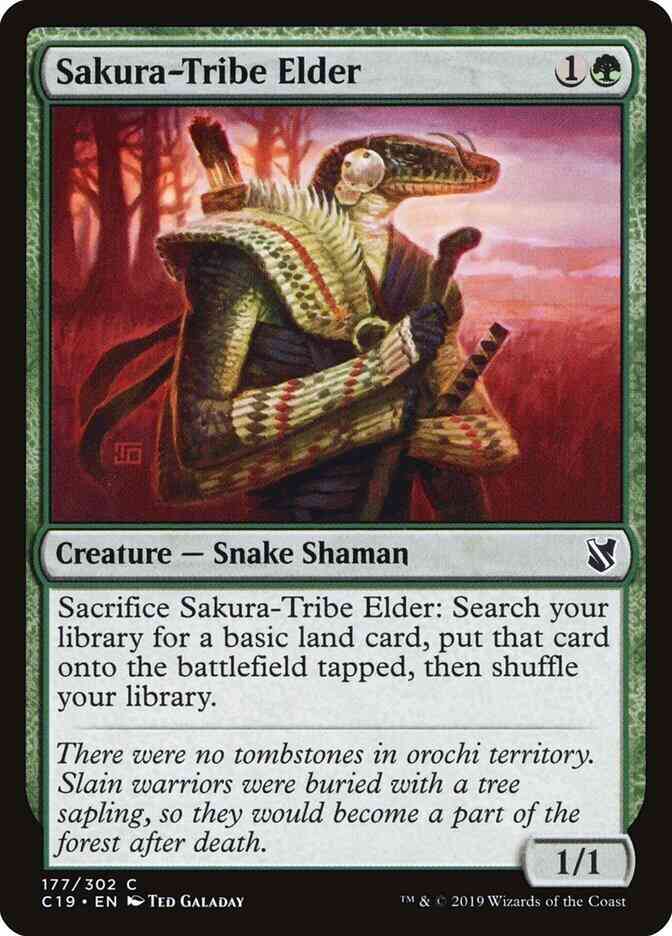 Sakura-Tribe Elder [177] [Commander 2019] [Non-Foil]