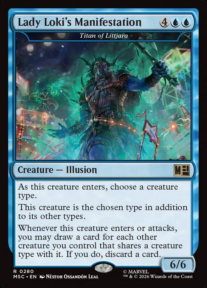 Lady Loki's Manifestation - Titan of Littjara [280] [Marvel Super Heroes: Commander] [Non-Foil]