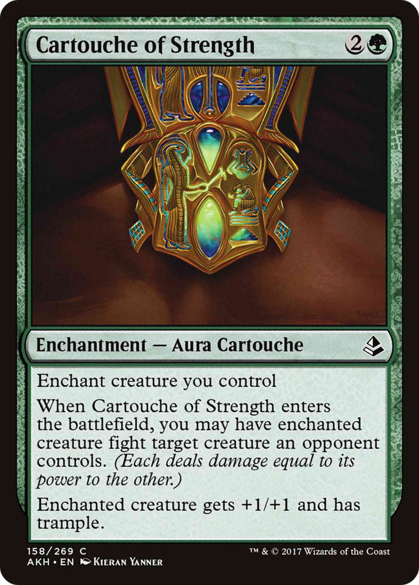 Cartouche of Strength [158] [Amonkhet] [Non-Foil]