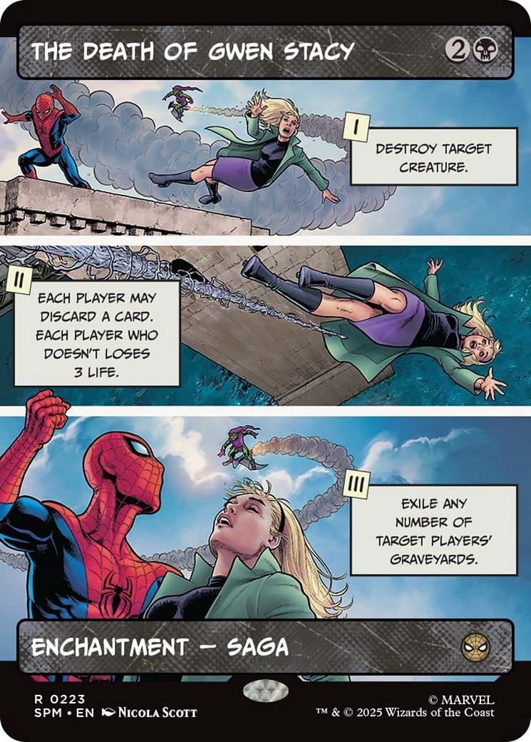 The Death of Gwen Stacy [223] [Borderless] [Panel] [Marvel's Spider-Man] [Non-Foil]