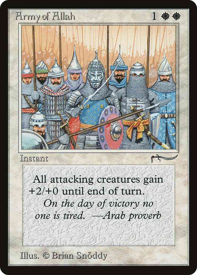 Army of Allah [Light] [2c] [Arabian Nights] [Non-Foil]