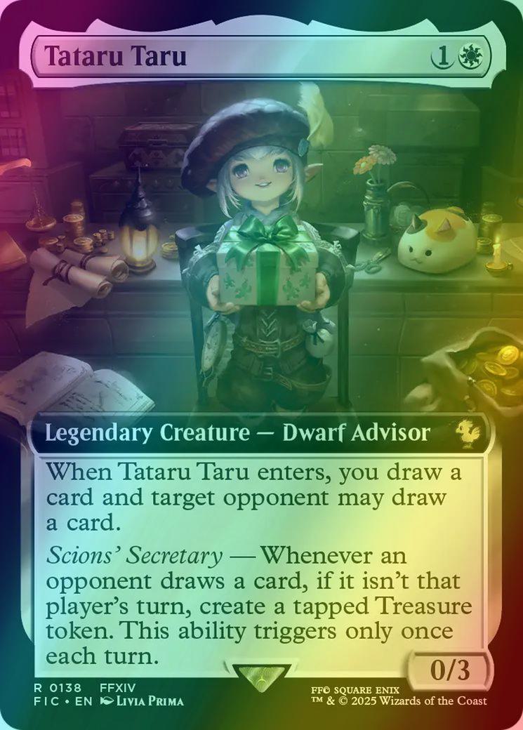 Tataru Taru [138] [Extended Art] [FINAL FANTASY: Commander] [Foil]