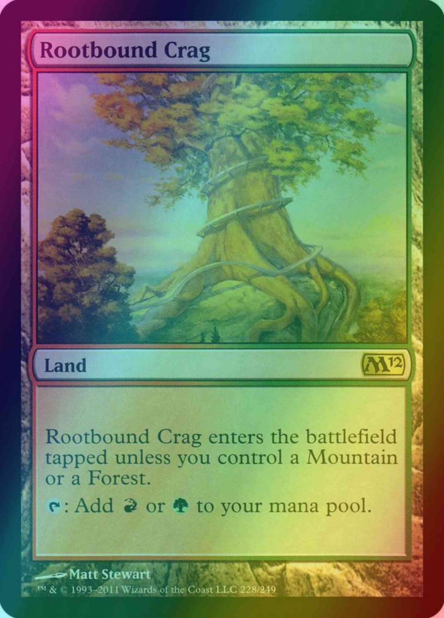 Rootbound Crag [228] [Magic 2012] [Foil]