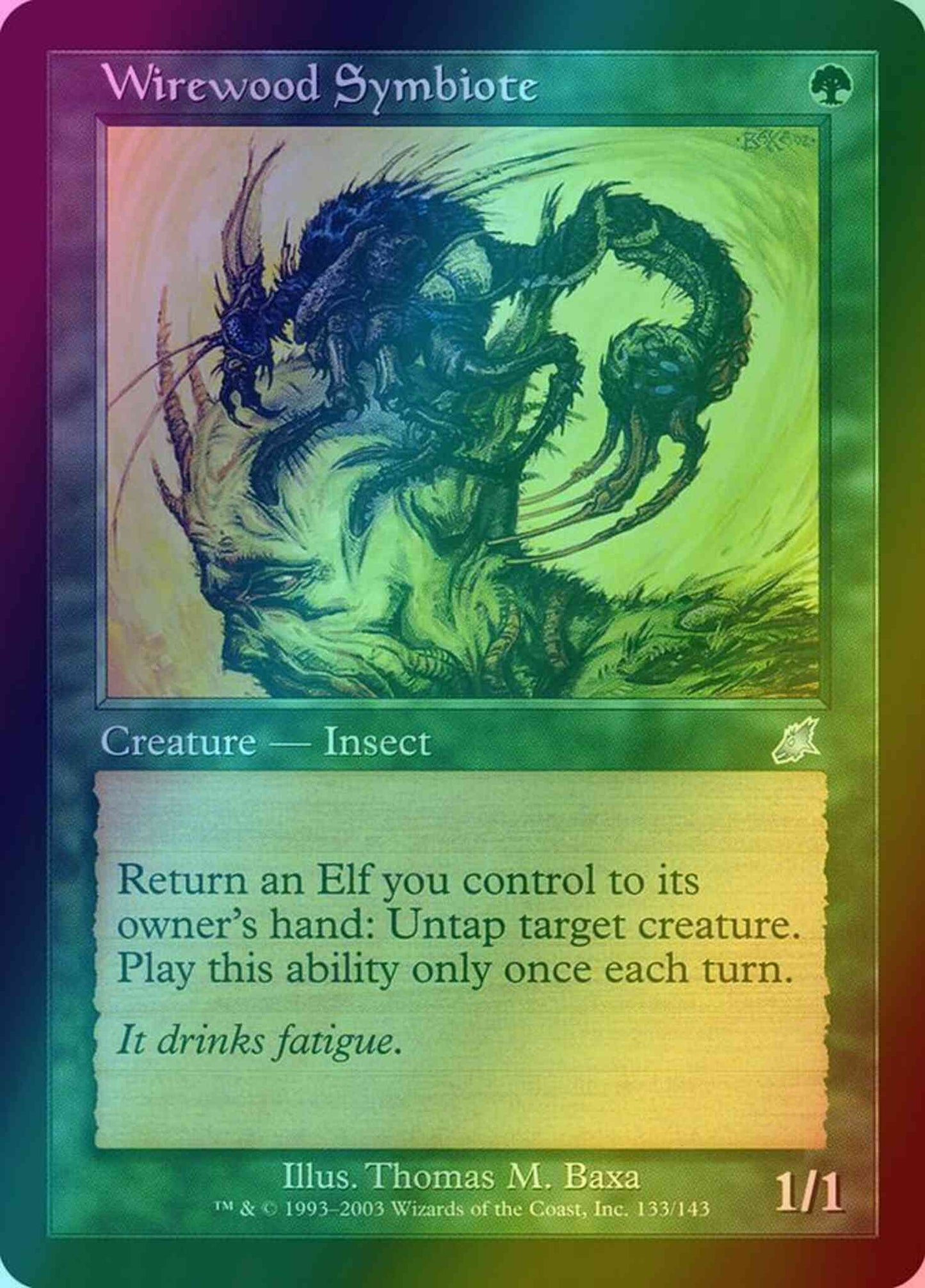 Wirewood Symbiote [133] [Scourge] [Foil]