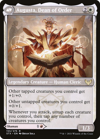 Plargg, Dean of Chaos // Augusta, Dean of Order [STX-155] [The List] [Non-Foil]