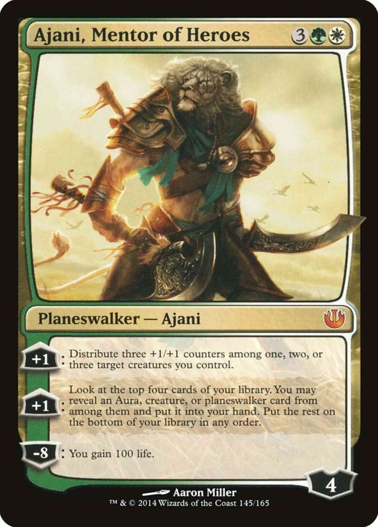 Ajani, Mentor of Heroes [145] [Journey into Nyx] [Non-Foil]