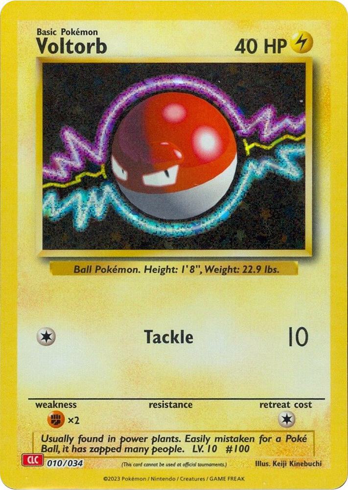 Voltorb - 010/034 - Promo - CLC [tcgc-CLC010] [Holo]