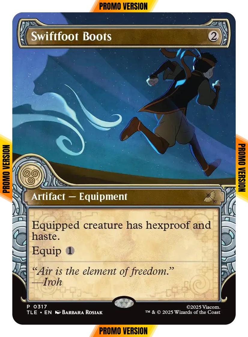 Swiftfoot Boots [317] [Elemental Frame] [Avatar: The Last Airbender Eternal] [Non-Foil]