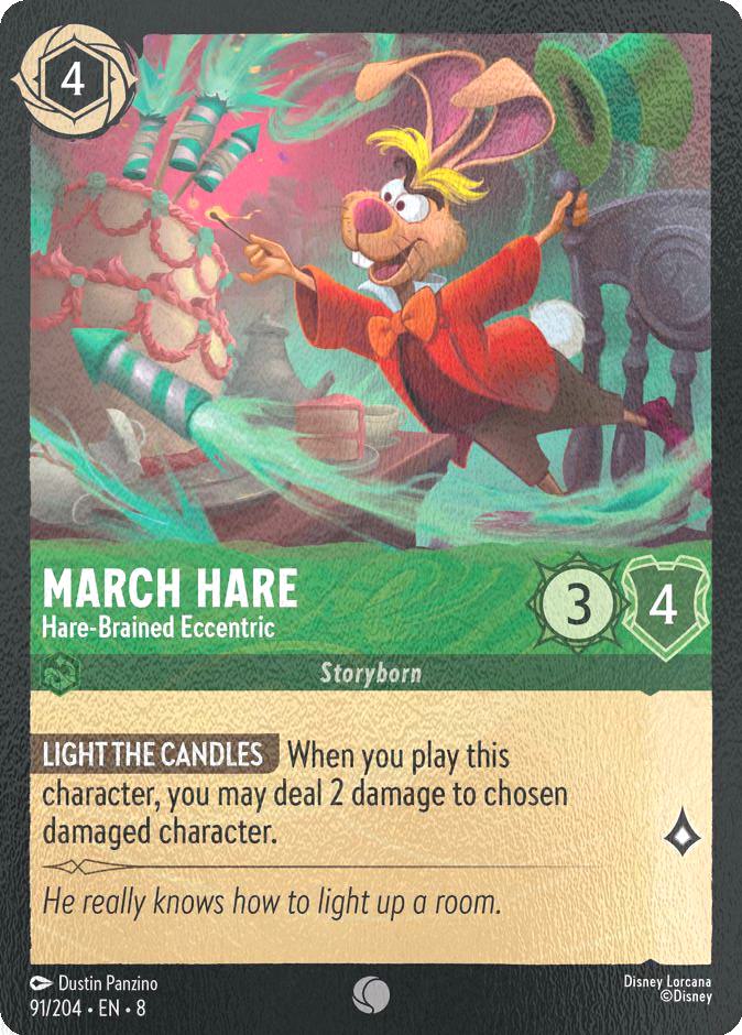 March Hare - Hare-Brained Eccentric - 91/204 [Reign of Jafar] [Cold Foil]