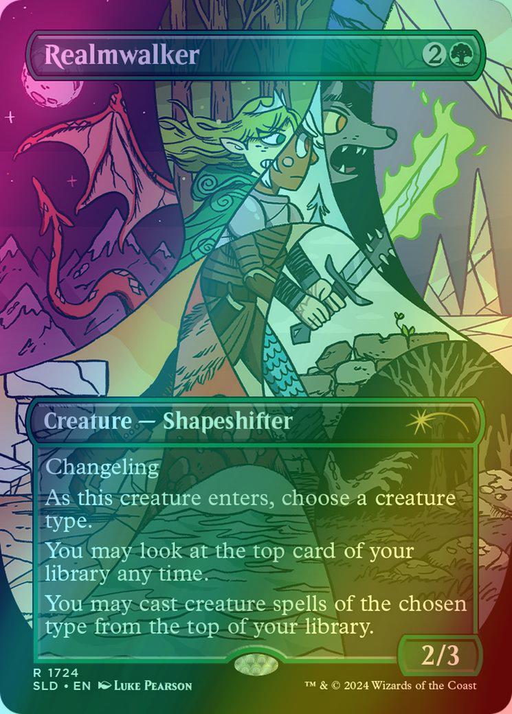 Realmwalker [1724] [Borderless] [Luke Pearson] [Secret Lair Drop] [Foil]