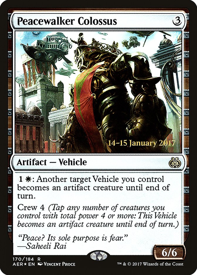 Peacewalker Colossus [170s] [Aether Revolt Promos] [Foil]