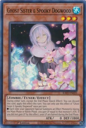 Ghost Sister & Spooky Dogwood - Alternate Art - RA03-EN020 - Ultra Rare - 1st Edition