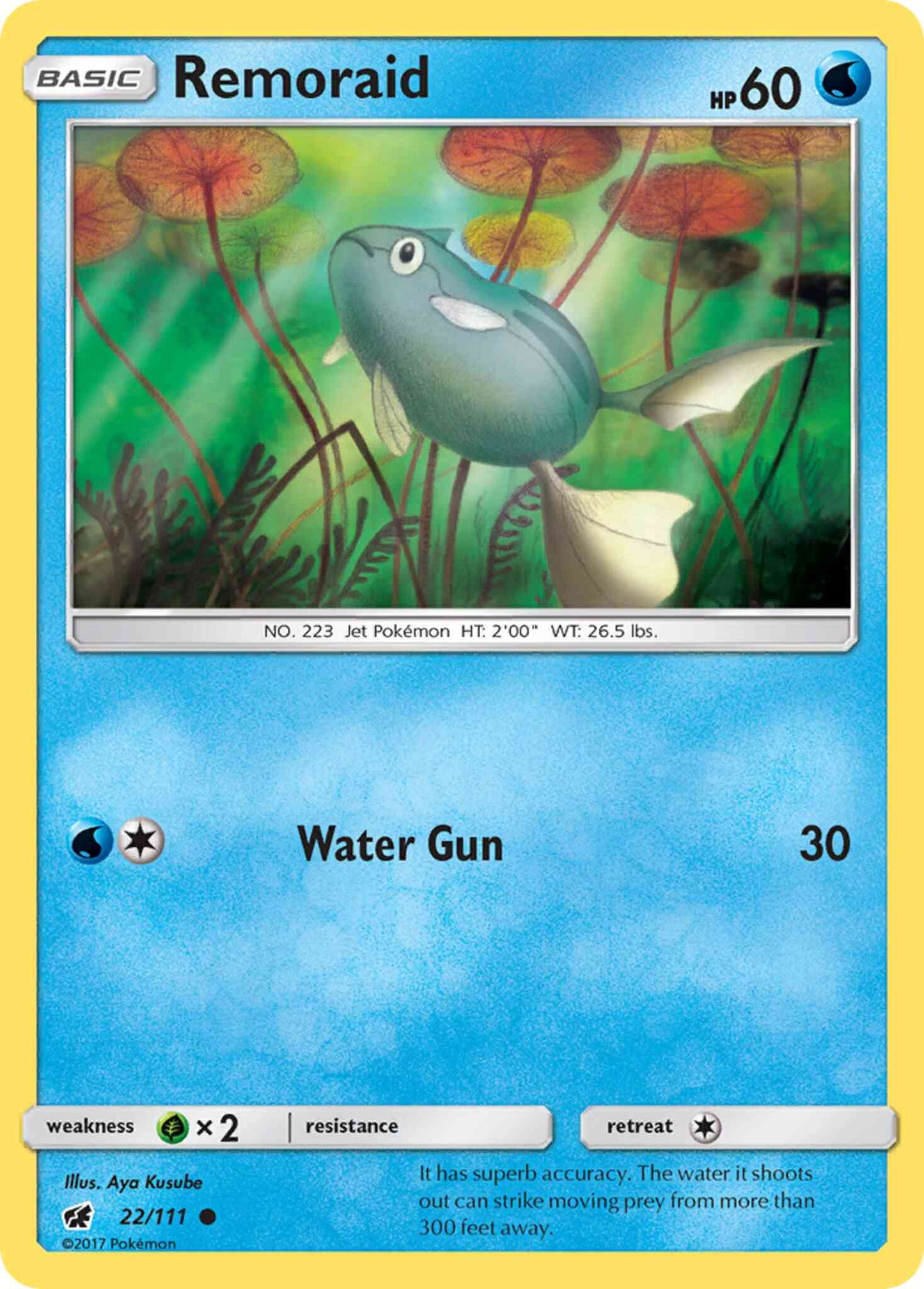 Remoraid - 22/111 - Common [sm4-22] [Non-Holo]