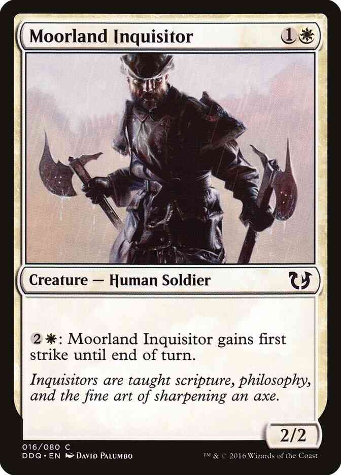 Moorland Inquisitor [16] [Duel Decks Blessed vs Cursed] [Non-Foil]