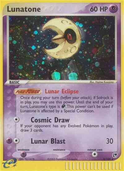 Lunatone - 8/100 - Rare Holo [ex2-8] [Holo]