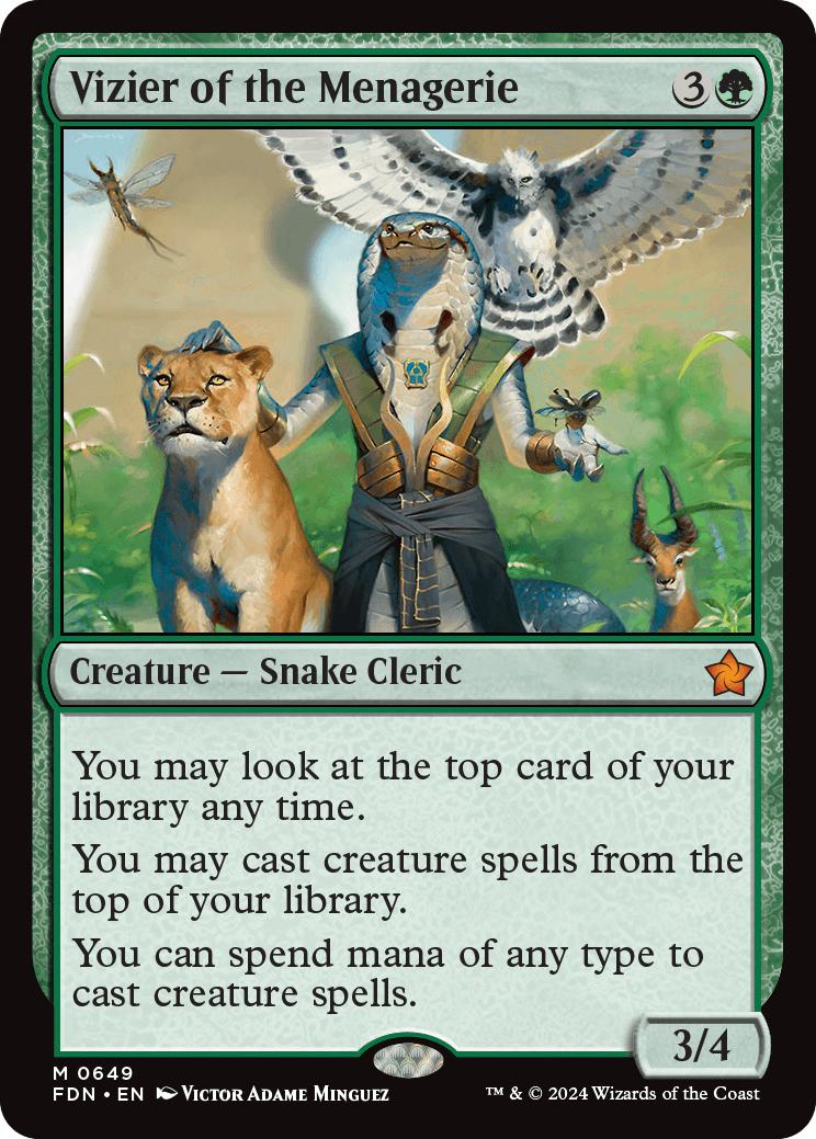 Vizier of the Menagerie [649] [Foundations] [Non-Foil]