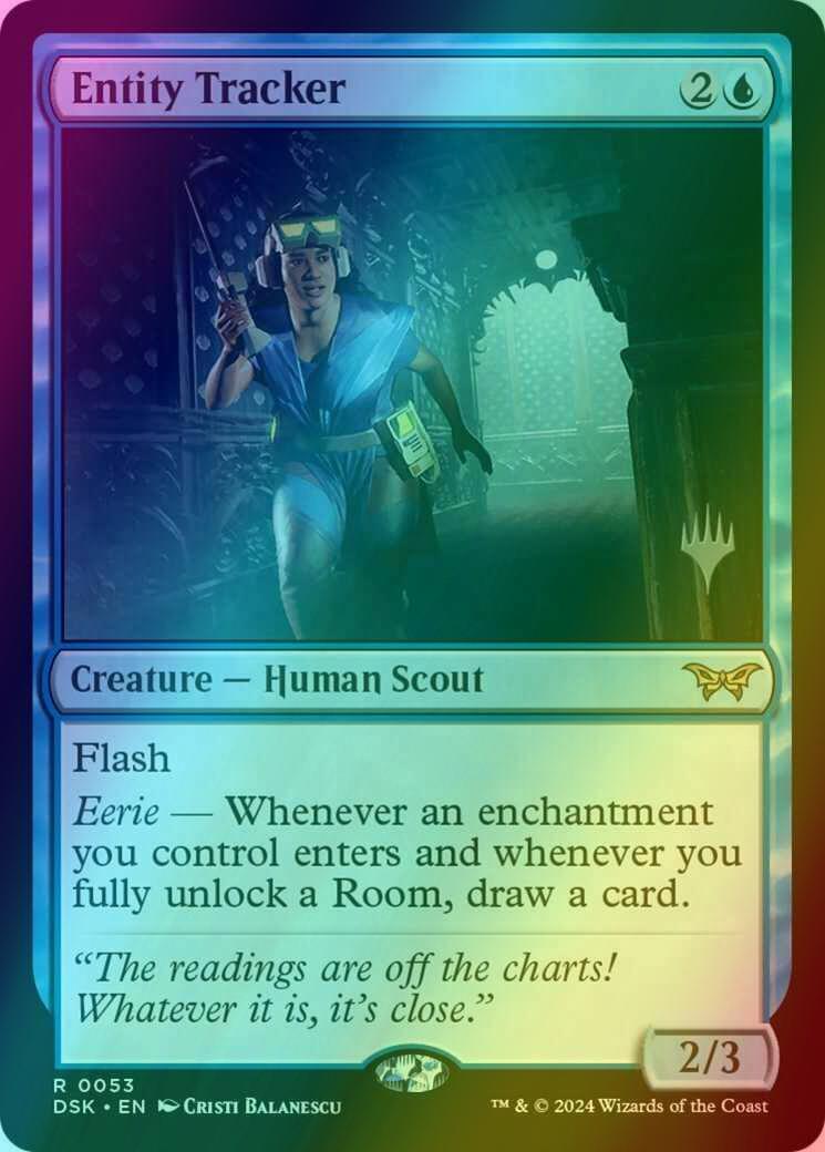 Entity Tracker [53p] [Promo Pack] [Duskmourn: House of Horror: Promos] [Foil]