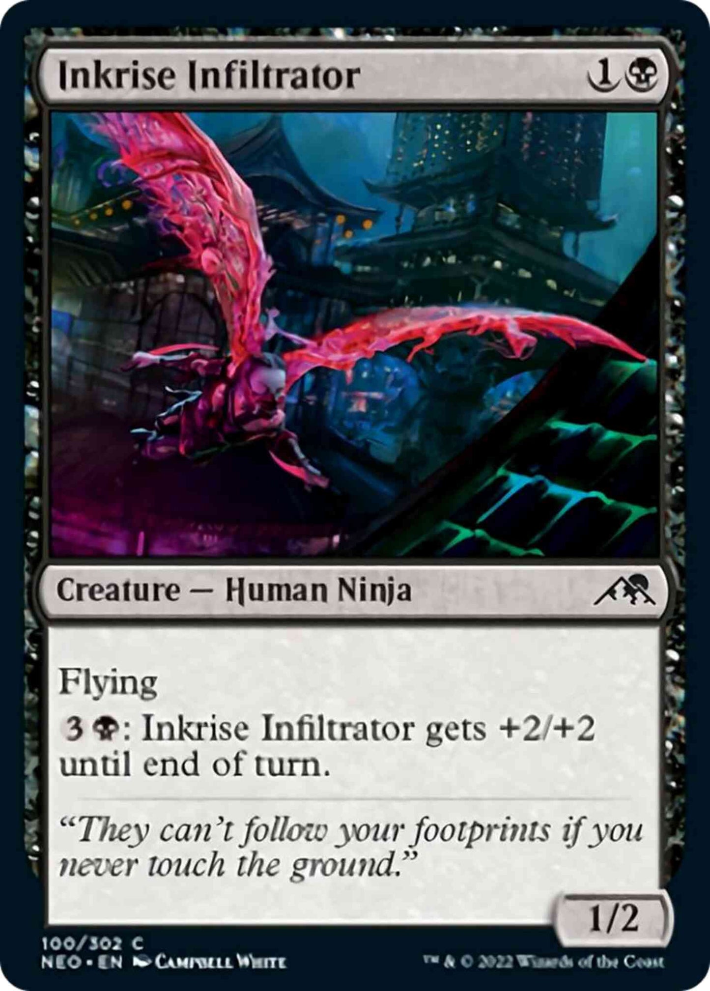 Inkrise Infiltrator [100] [Kamigawa: Neon Dynasty] [Non-Foil]