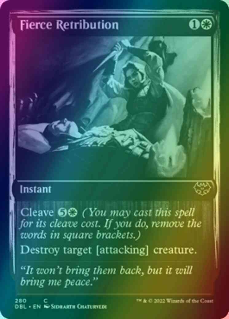Fierce Retribution [280] [Innistrad: Double Feature] [Foil]