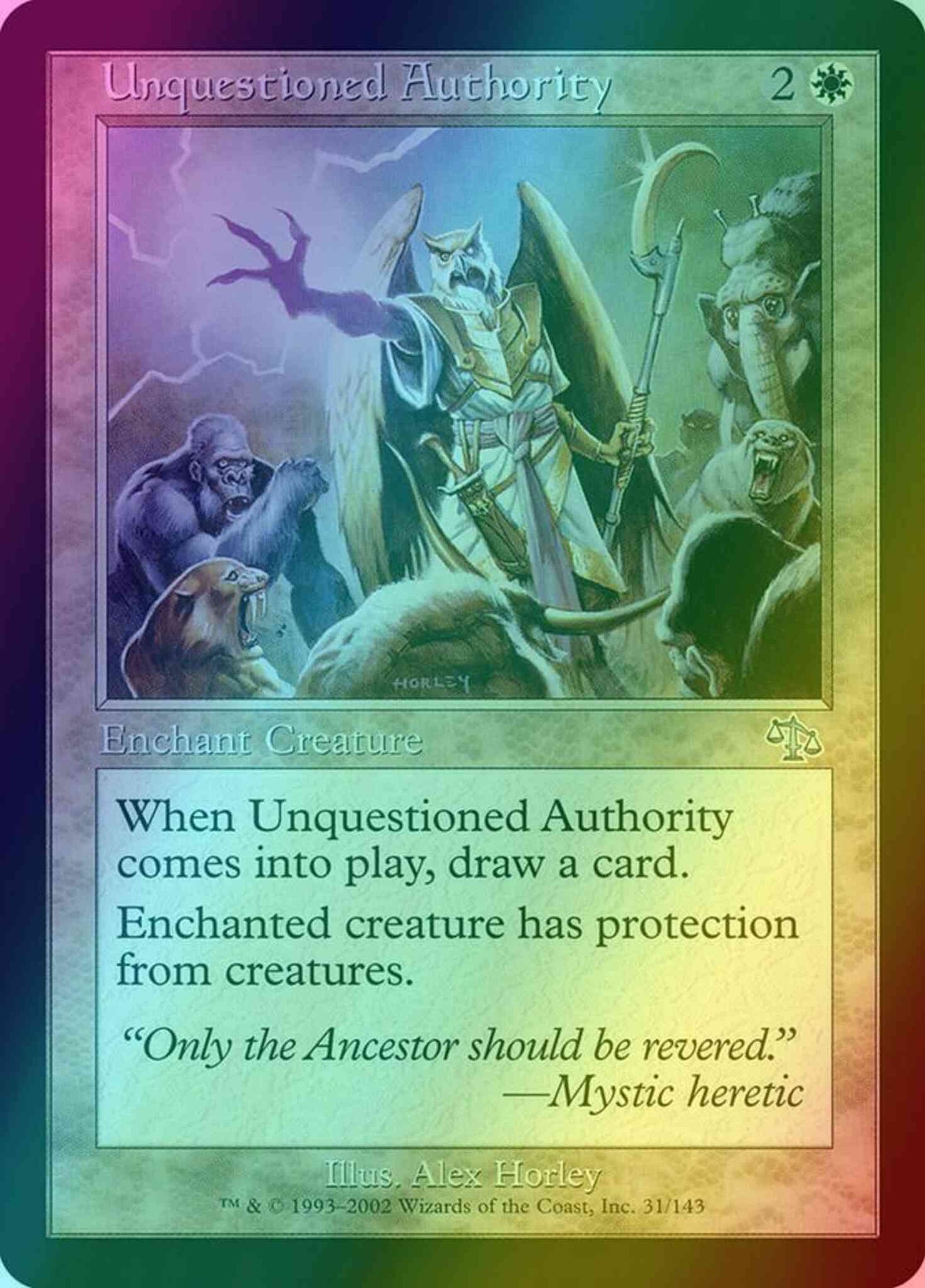Unquestioned Authority [31] [Judgment] [Foil]