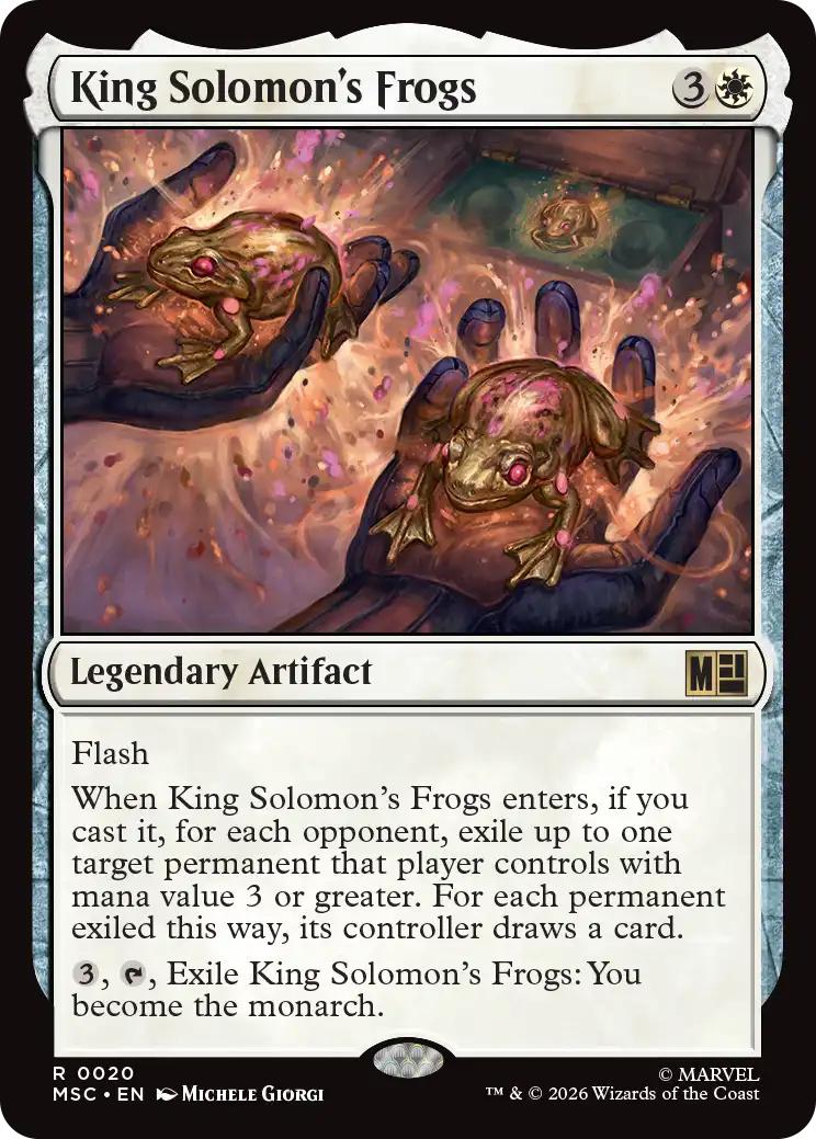 King Solomon's Frogs [20] [Marvel Super Heroes: Commander] [Non-Foil]
