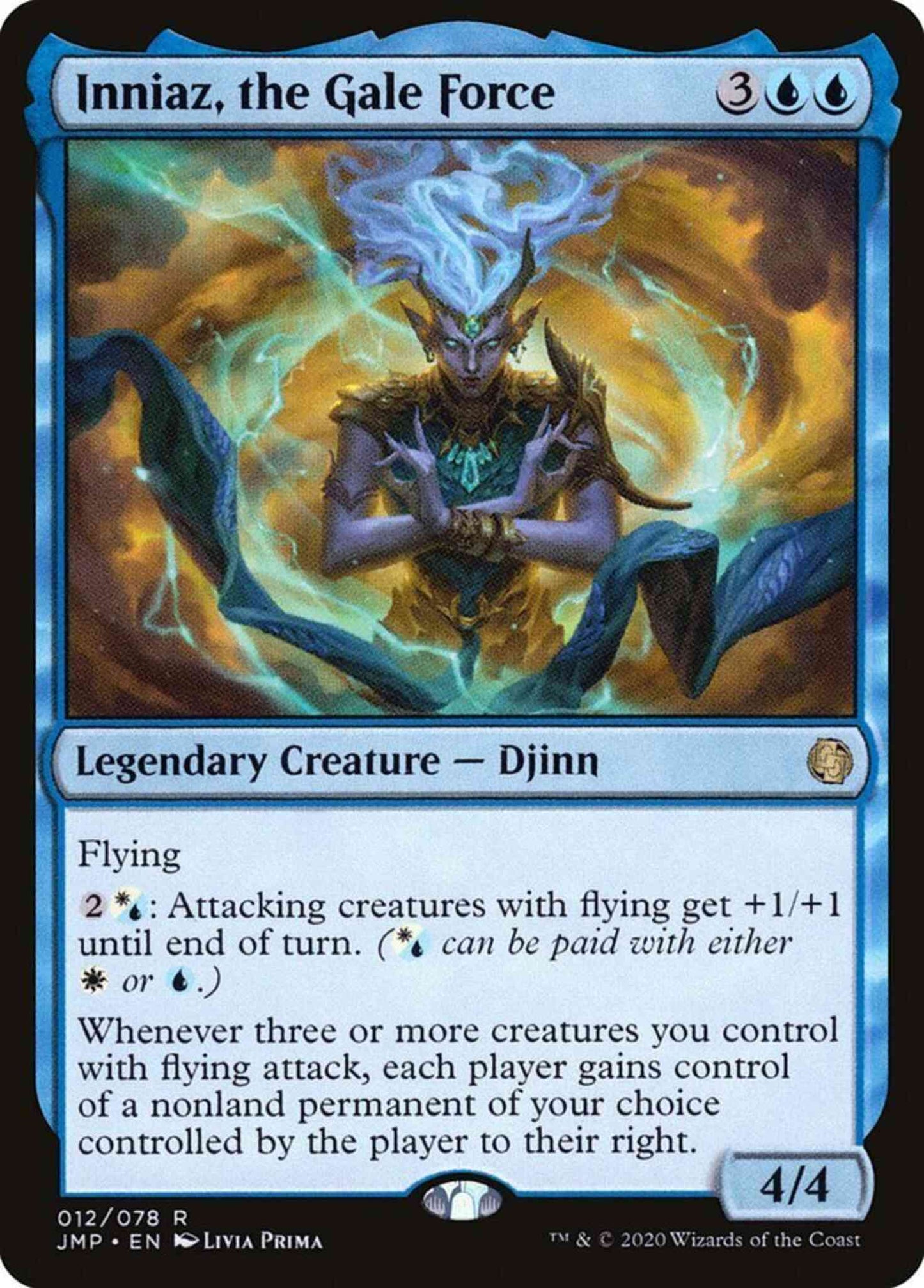 Inniaz, the Gale Force [12] [Jumpstart] [Non-Foil]