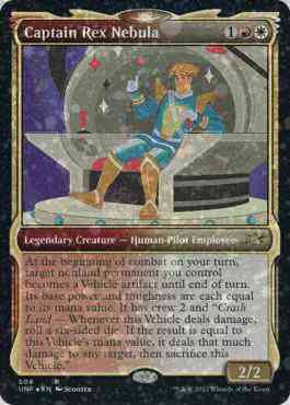 Captain Rex Nebula [508] [Showcase Cards of Tomorrow] [Unfinity] [Galaxy Foil]