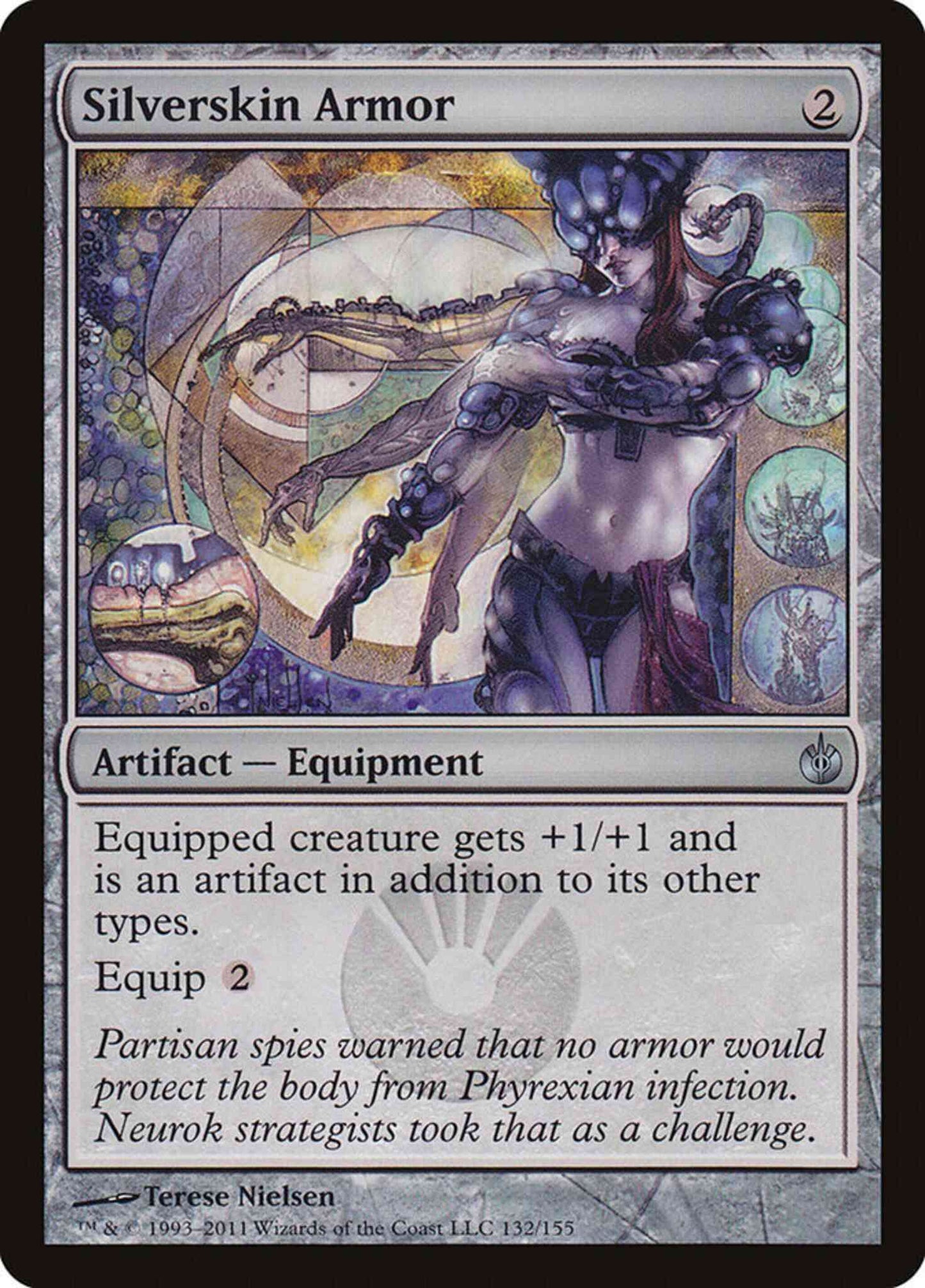 Silverskin Armor [132] [Mirrodin Besieged] [Non-Foil]