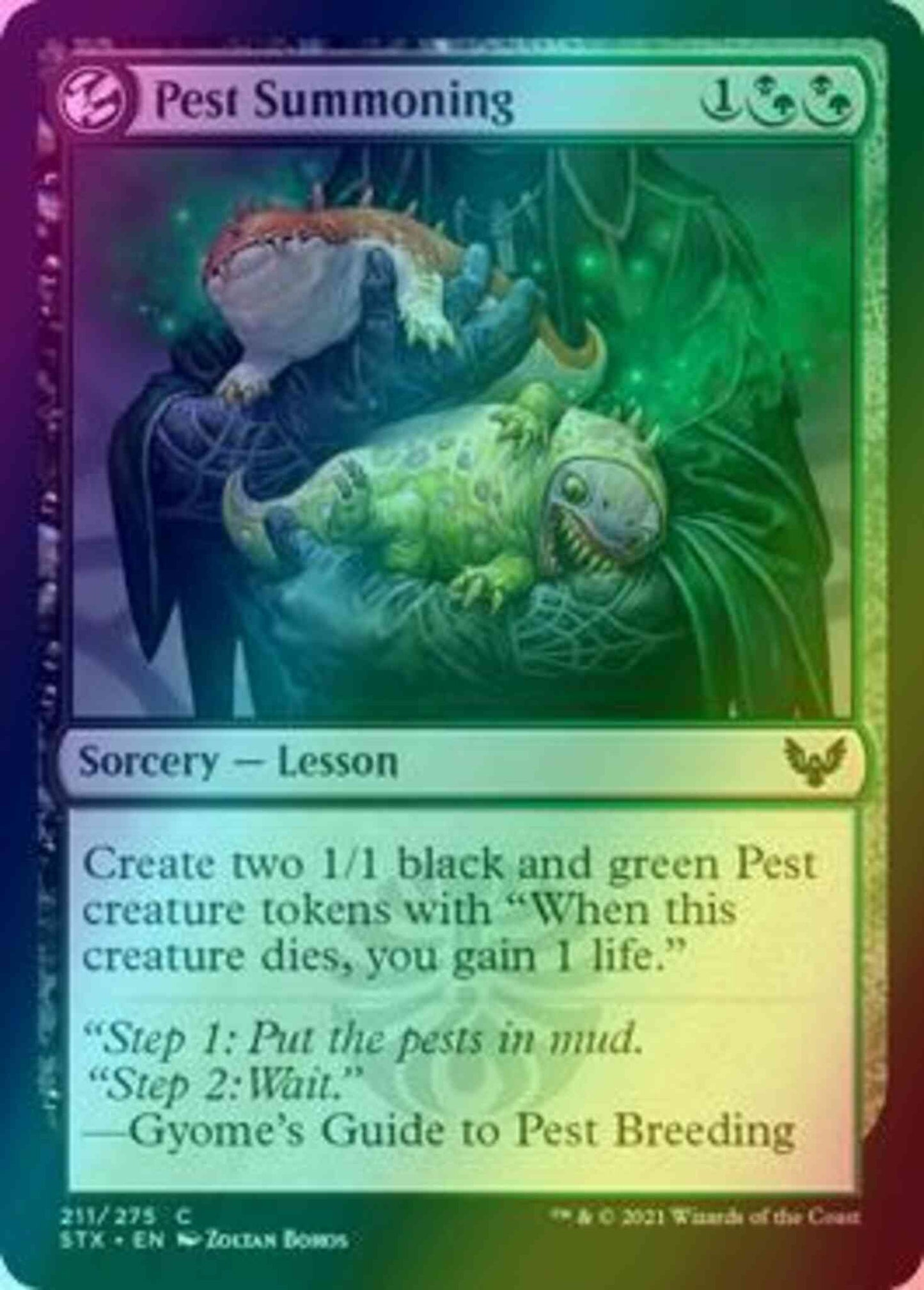 Pest Summoning [211] [Strixhaven: School of Mages] [Foil]