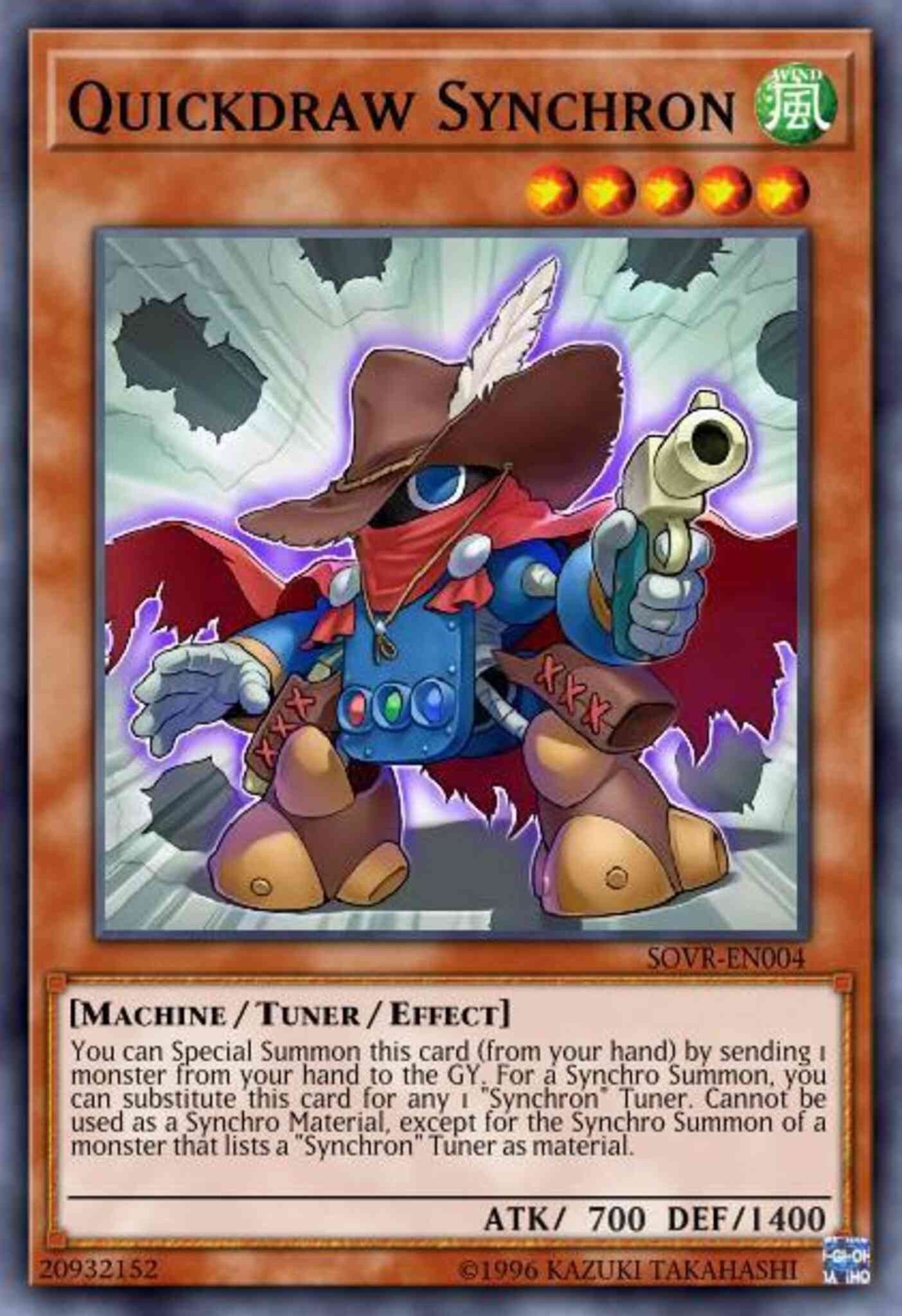 Quickdraw Synchron (Purple) - DL17-EN008 - Rare - Unlimited