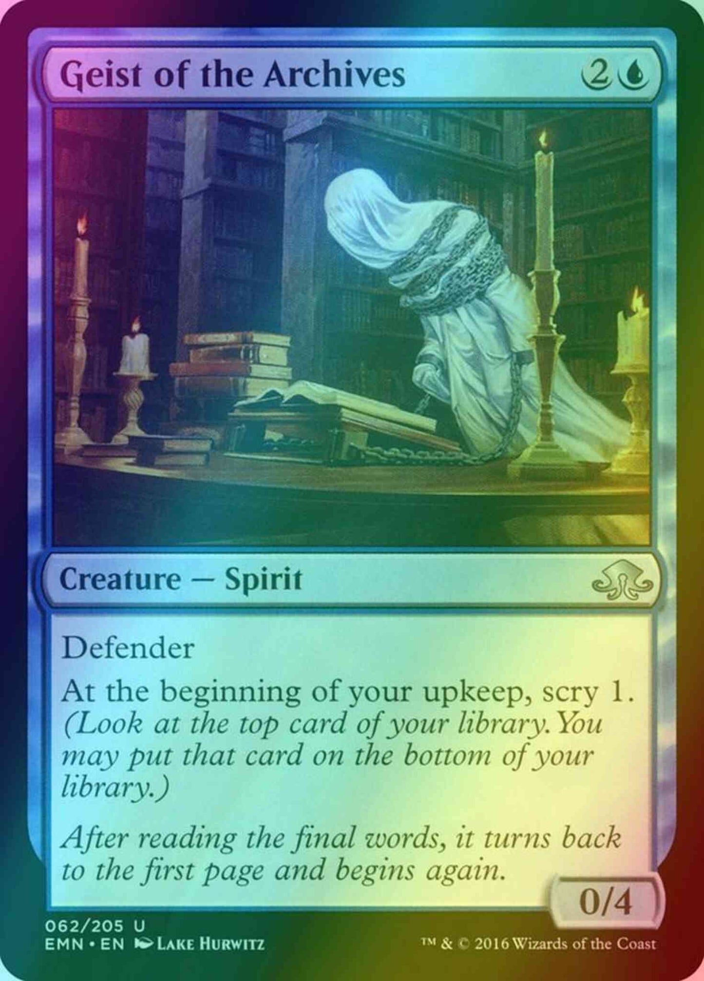 Geist of the Archives [62] [Eldritch Moon] [Foil]
