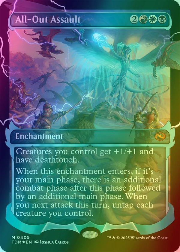 All-Out Assault [405] [Ghostfire Showcase] [Tarkir: Dragonstorm] [Foil]